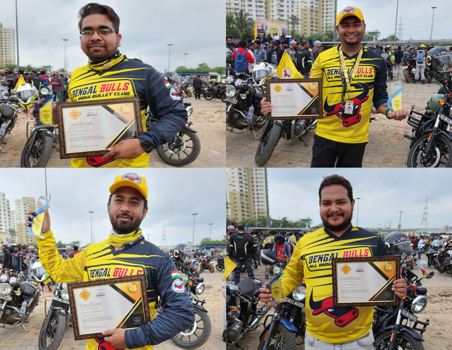 Bulls with Certificate & Memento